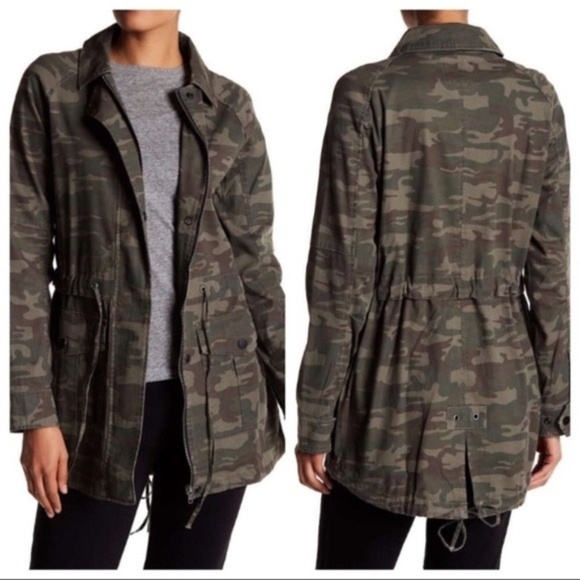 Sanctuary Jackets & Blazers - Sanctuary Oversized Camo Utility Jacket Size Large